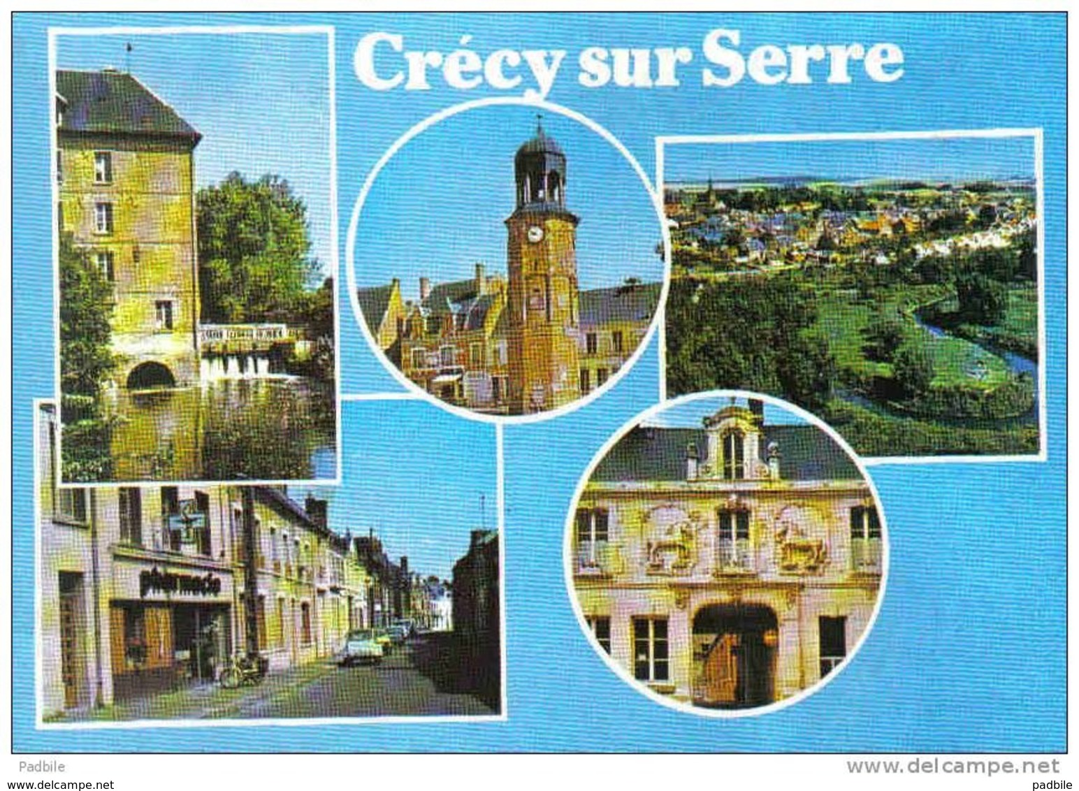 Carte Postale 02. Crécy-sur-Serre Trés Beau Plan - Andere & Zonder Classificatie