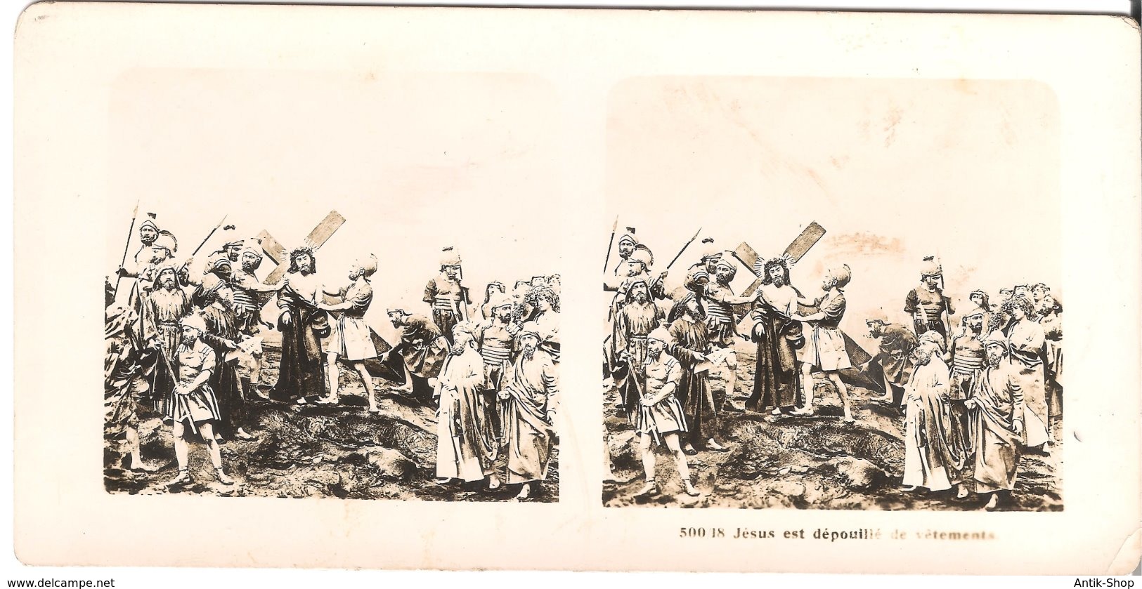 Jésus Est Dépouillé De Vetements  - 1904 (S061) - Stereo-Photographie