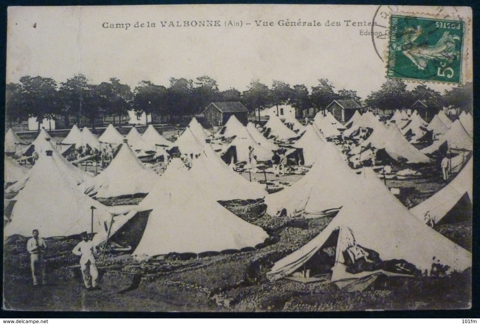 FRANCE - CAMP DE LA VALBONNE - Barracks