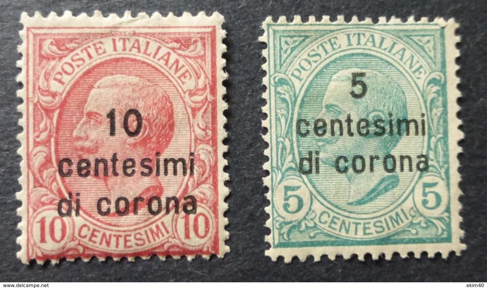 1921-2 Italy-Dalmatia-Stamps-Mint/Hinged-Surcharged No DK-339 - Non Classés