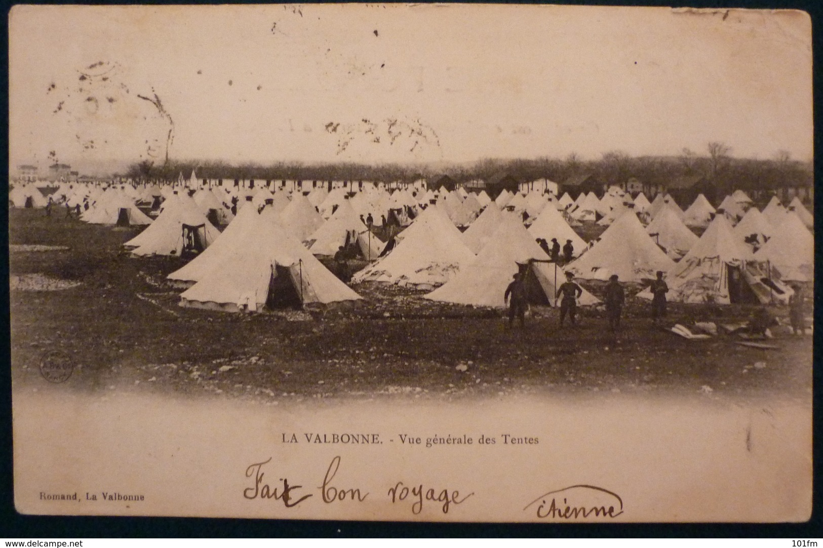 FRANCE - CAMP DE LA VALBONNE , VUE GENERALE - Kazerne