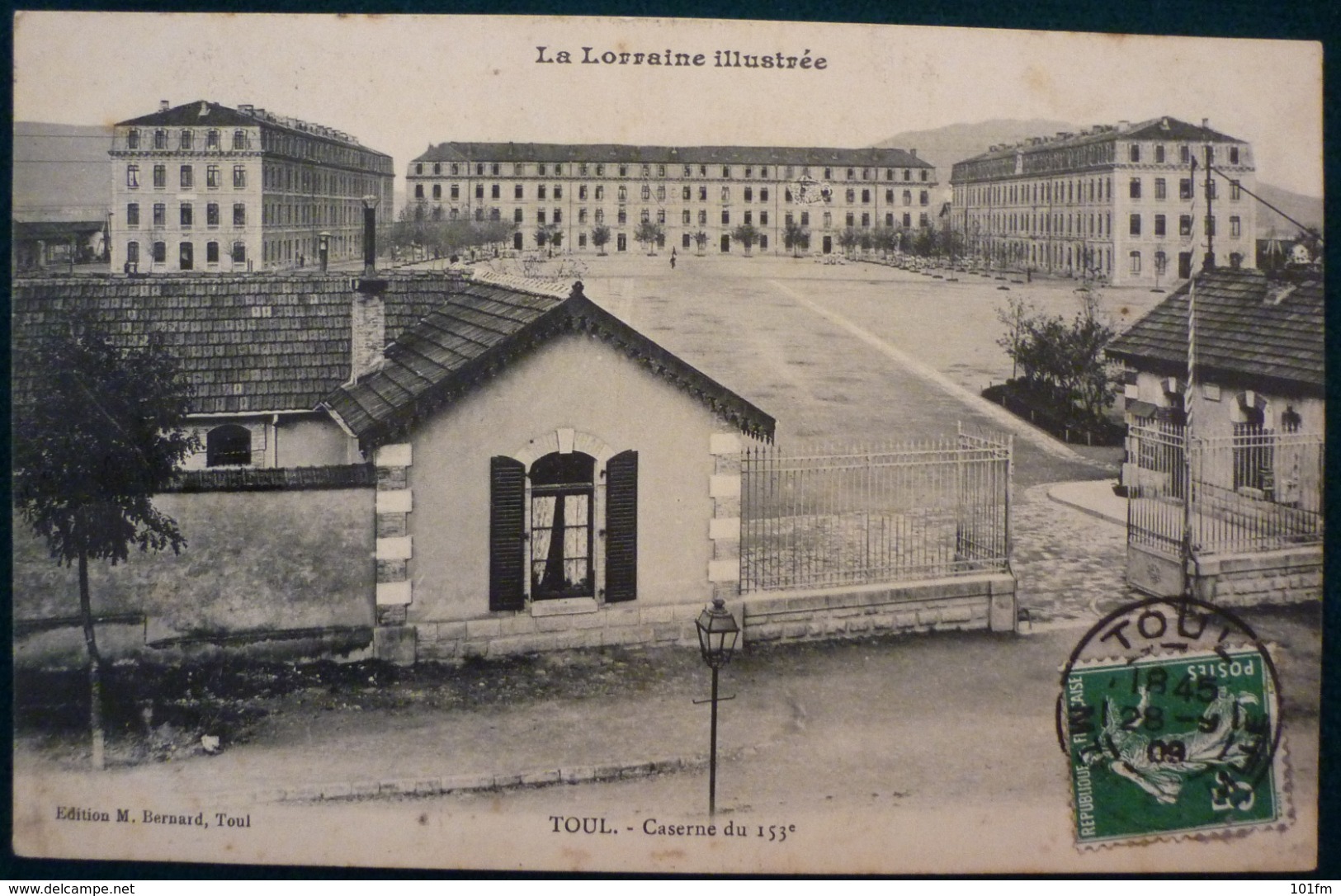 FRANCE - TOUL - CASERNE DU 153e. - Kazerne