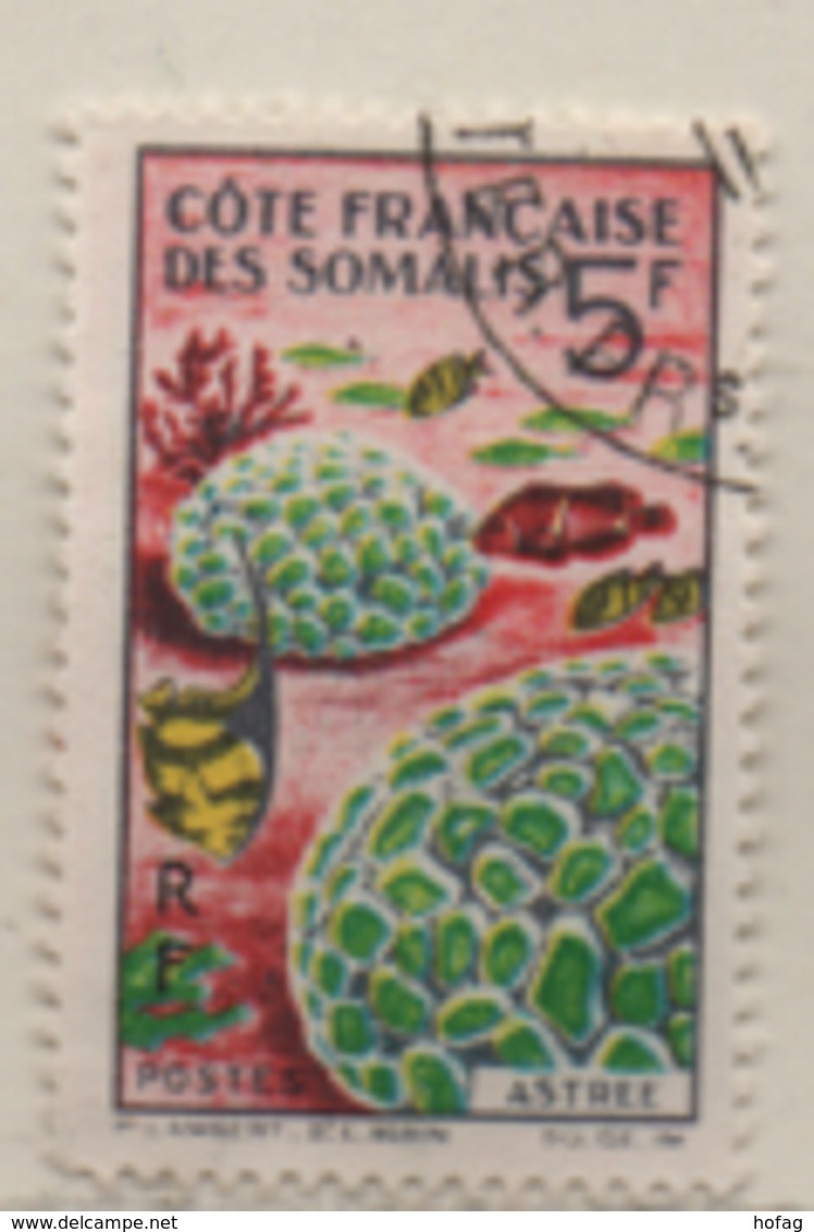 Französisch-Somaliland 1963 Koralle MiNr.: 351 Gestempelt; French Somali Coast, Used Scott: 298, Yt: 316, Sg: 469 - Used Stamps