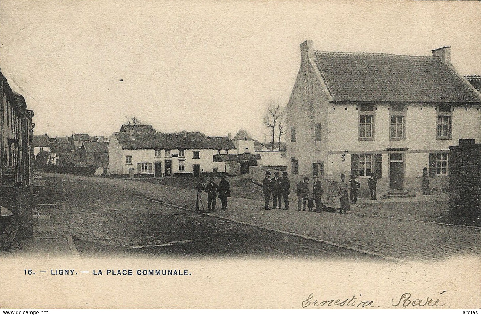 .16. - LIGNY. - LA PLACE COMMUNALE - Autres & Non Classés