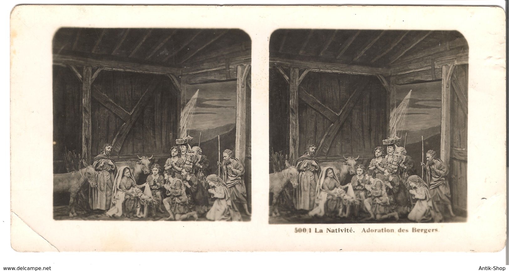 La Navité - Adoration Des Bergers   - 1904 (S067) - Stereo-Photographie