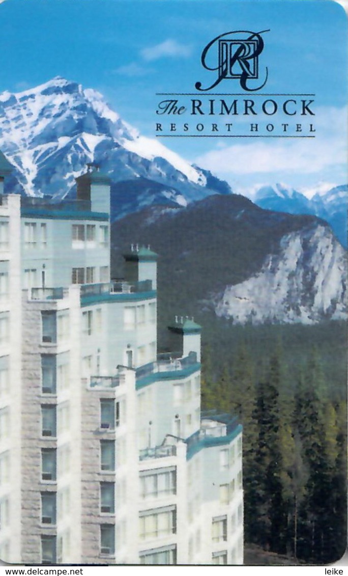 Rimrock Resort Hotel Banff Canada -1639---key Card, Room Key, Schlusselkarte, Hotelkarte - Hotelkarten
