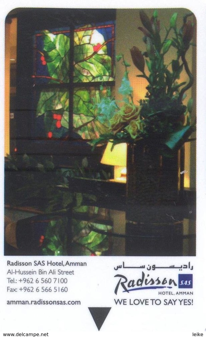 Radisson-SAS-Hotel-Amman---We-love-to-say-yes[574d]--key Card, Room Key, Schlusselkarte, Hotelkarte - Hotelkarten