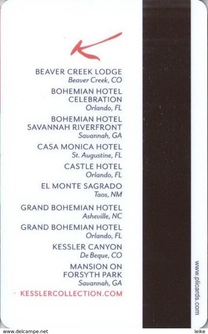 Kessler-Collection---La-Marchande-de-Framboises[2464] --key Card, Room Key, Schlusselkarte, Hotelkarte - Hotelkarten