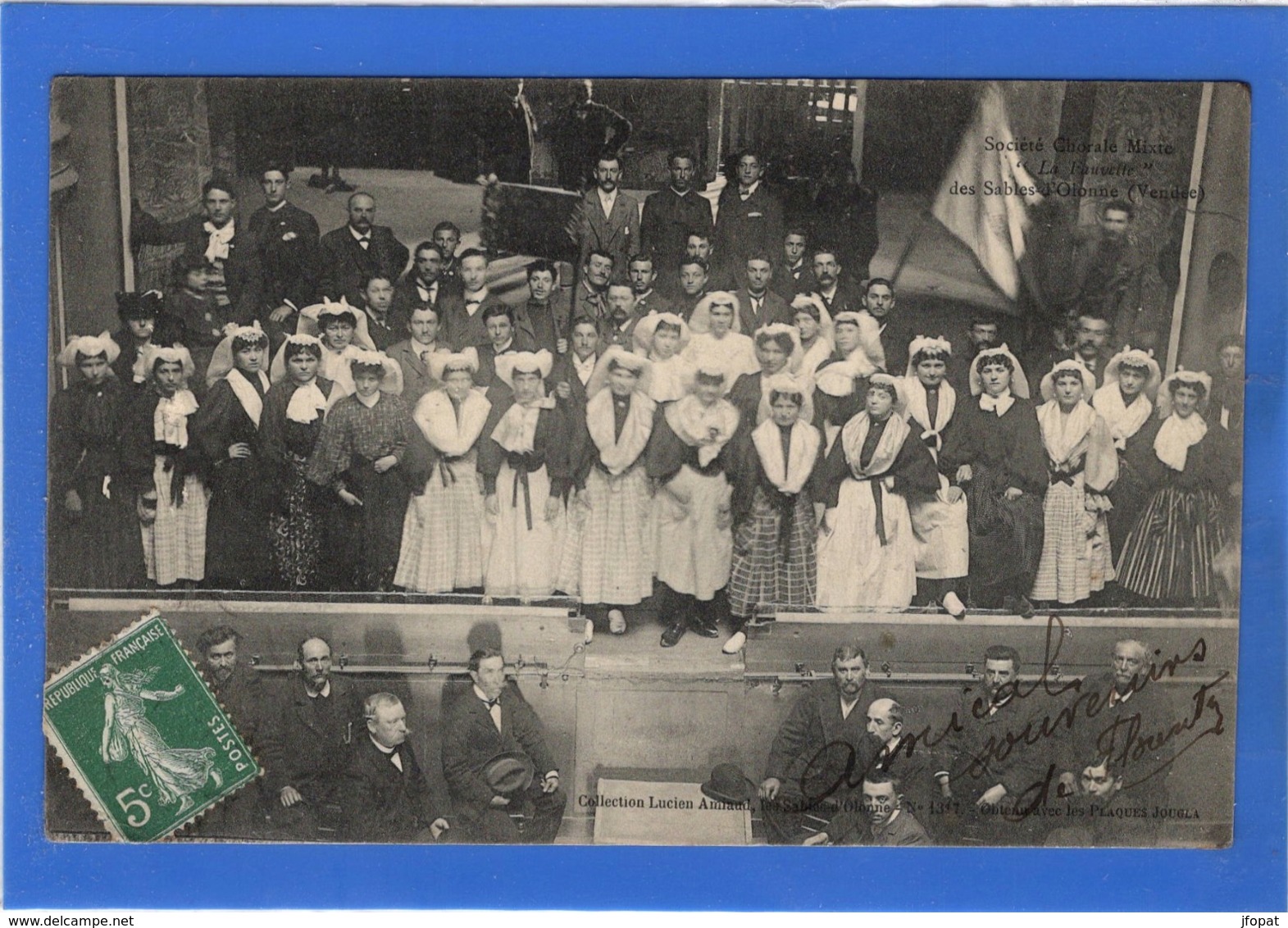 85 VENDEE - LES SABLES D'OLONNE Société De La Chorale Mixte "la Fauvette" Voir Descriptif - Sables D'Olonne