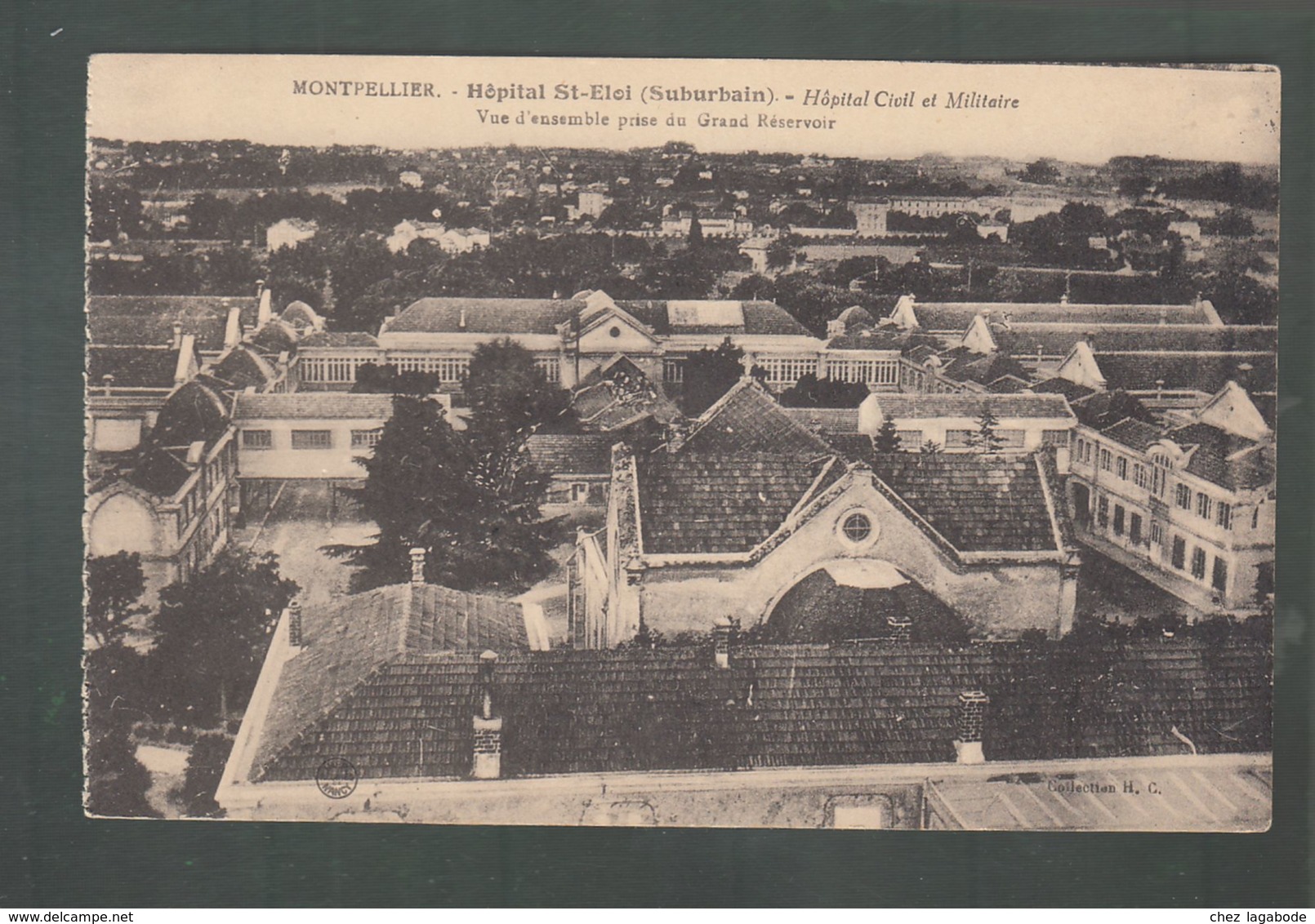 CPA (34) Montpellier - Hôpital St-Eloi (Suburbain) - Hôpital Civil Et Militaire - Vue D'ensemble - Montpellier