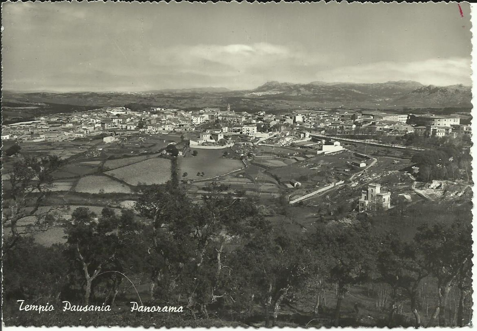 SASSARI TEMPIO PAUSANIA Panorama  1951 F/g  NO PAYPAL - Sassari