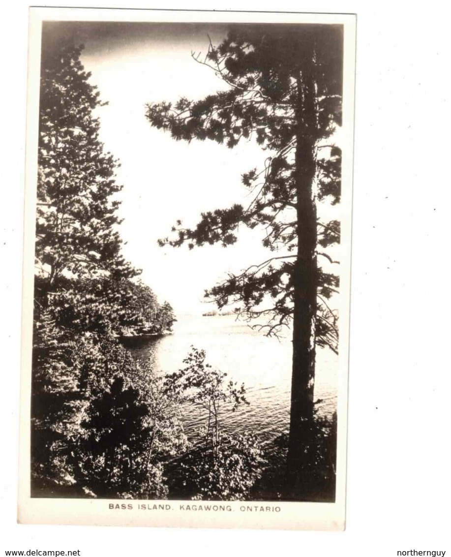 KAGAWONG, Ontario, Canada, Bass Island, Manitoulin Island, Old Real Photo Postcard, Manitoulin County - Andere & Zonder Classificatie