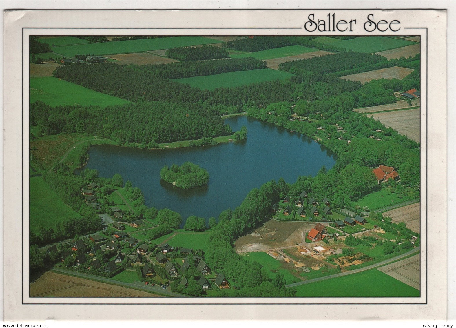 Lengerich Im Emsland - Der Saller See Zwischen Freren Und Lengerich   Großbildkarte - Lengerich