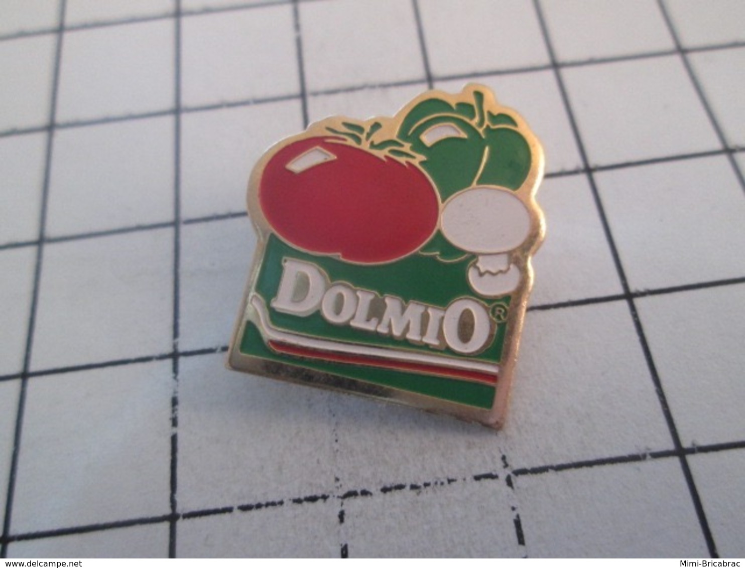 819 Pin's Pins : BEAU ET RARE : Thème ALIMENTATION / SAUCE DOLMIO CHAMPIGNON TOMATE POIVRON - Levensmiddelen