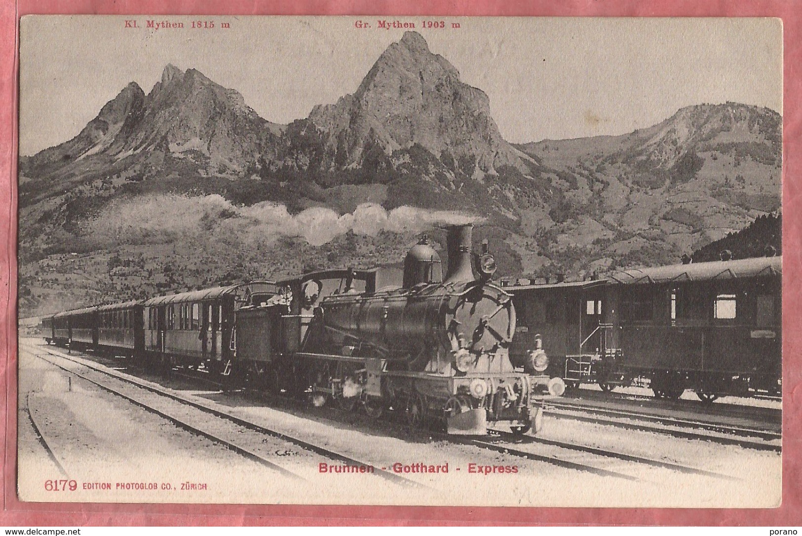 Gotthardbahn Express Bei Brunnen - Ca. 1910 - Autres & Non Classés