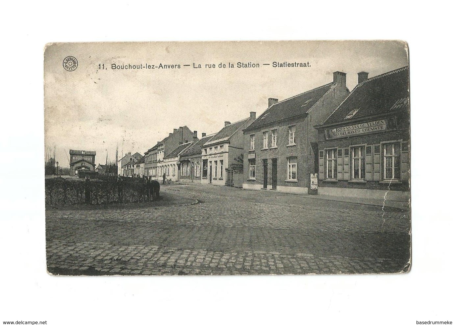 Bouchout-lez-Anvers  -  La Rue De La Station - Statiestraat (1912). - Boechout