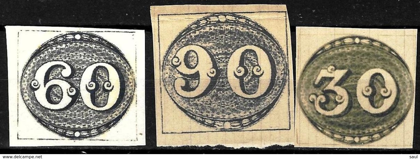 604 -  BRASIL - 1856 - BULL'S EYE ISSUE - FORGERIES, FALSES, FALSCHEN, FAKES, FALSOS - Collections (without Album)