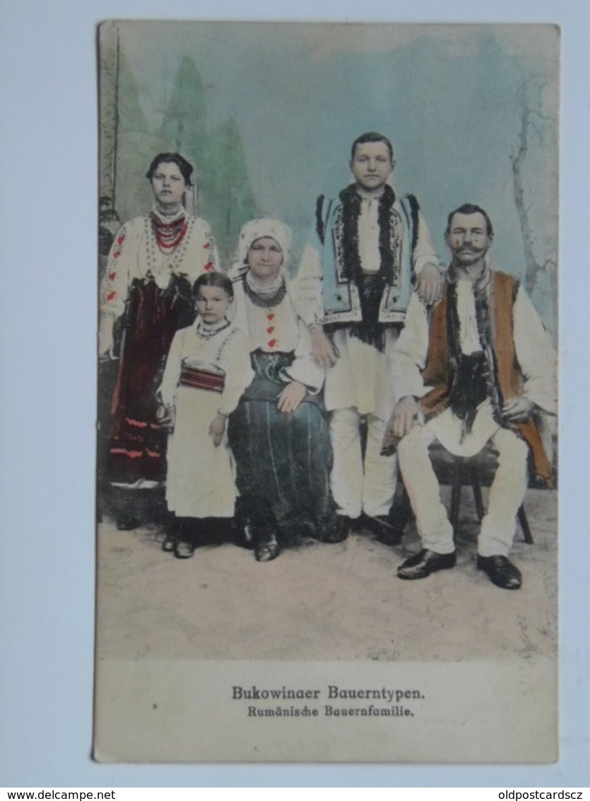 Ukraine Bukowina F2 Typen Ed Tennenbaum  Czernowitz Cernauti 1915 - Ukraine