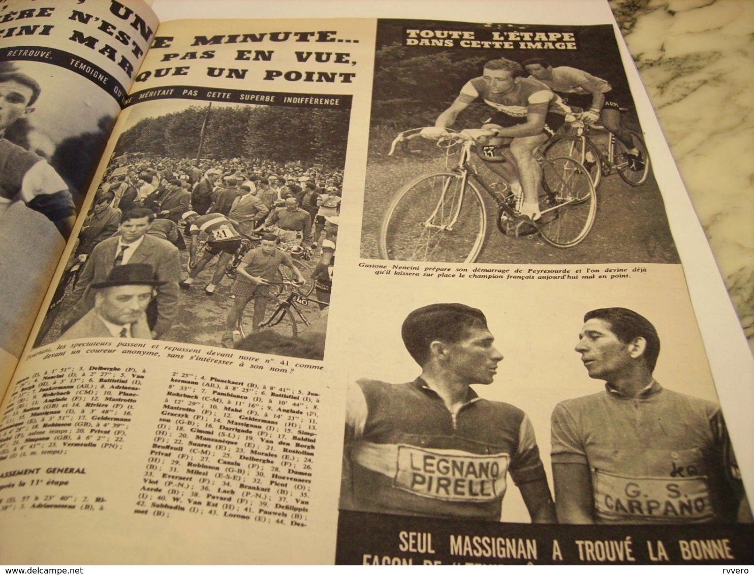 MIROIR DU TOUR 1960 CYCLISME. - Wielrennen