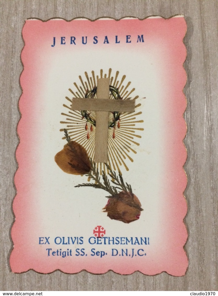 Santino Jerusalem Ex Olivis Gethsemani Tetigit SS. Sep. D.N.J.C. - Andachtsbilder