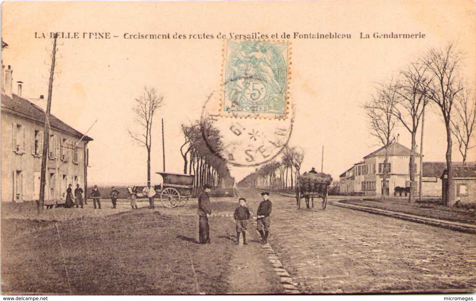 94 - LA BELLE EPINE - Croisement Des Routes De Versailles Et De Fontainebleau - La Gendarmerie - La Belle Epine