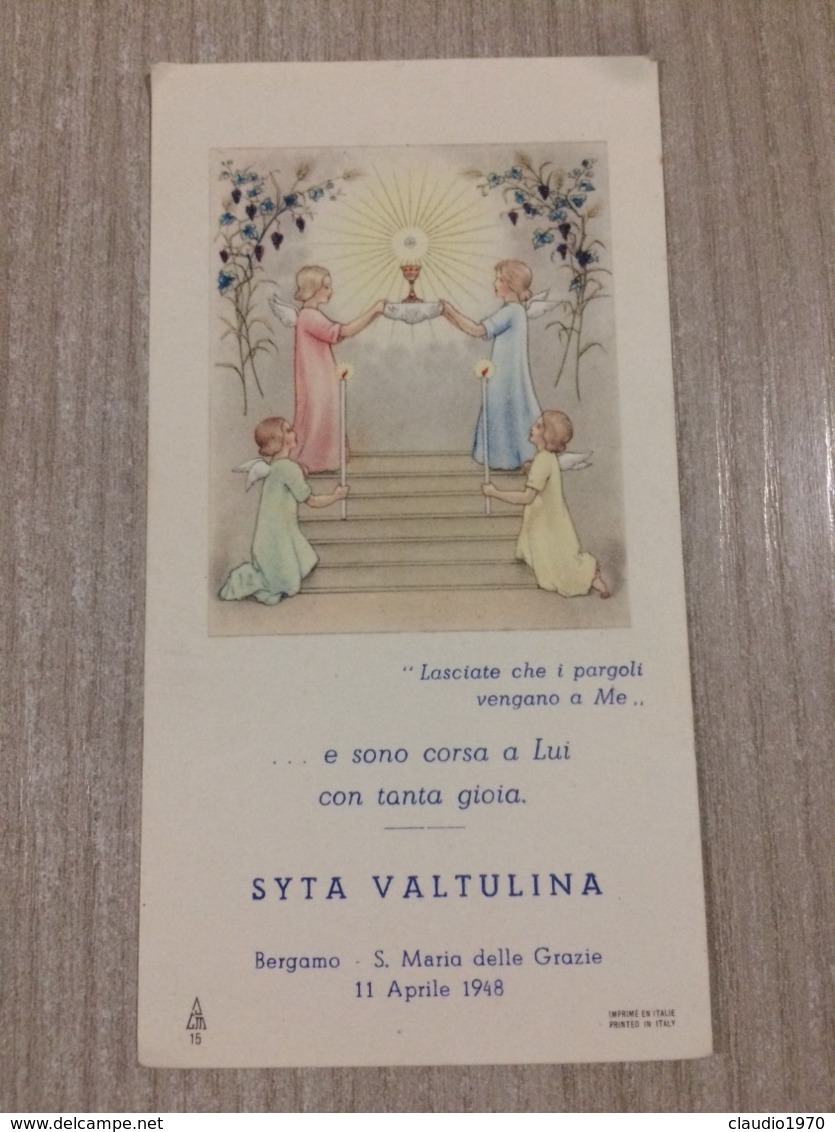 Santino Syta Valtulina Bergamo S. Maria Delle Grazie - Images Religieuses