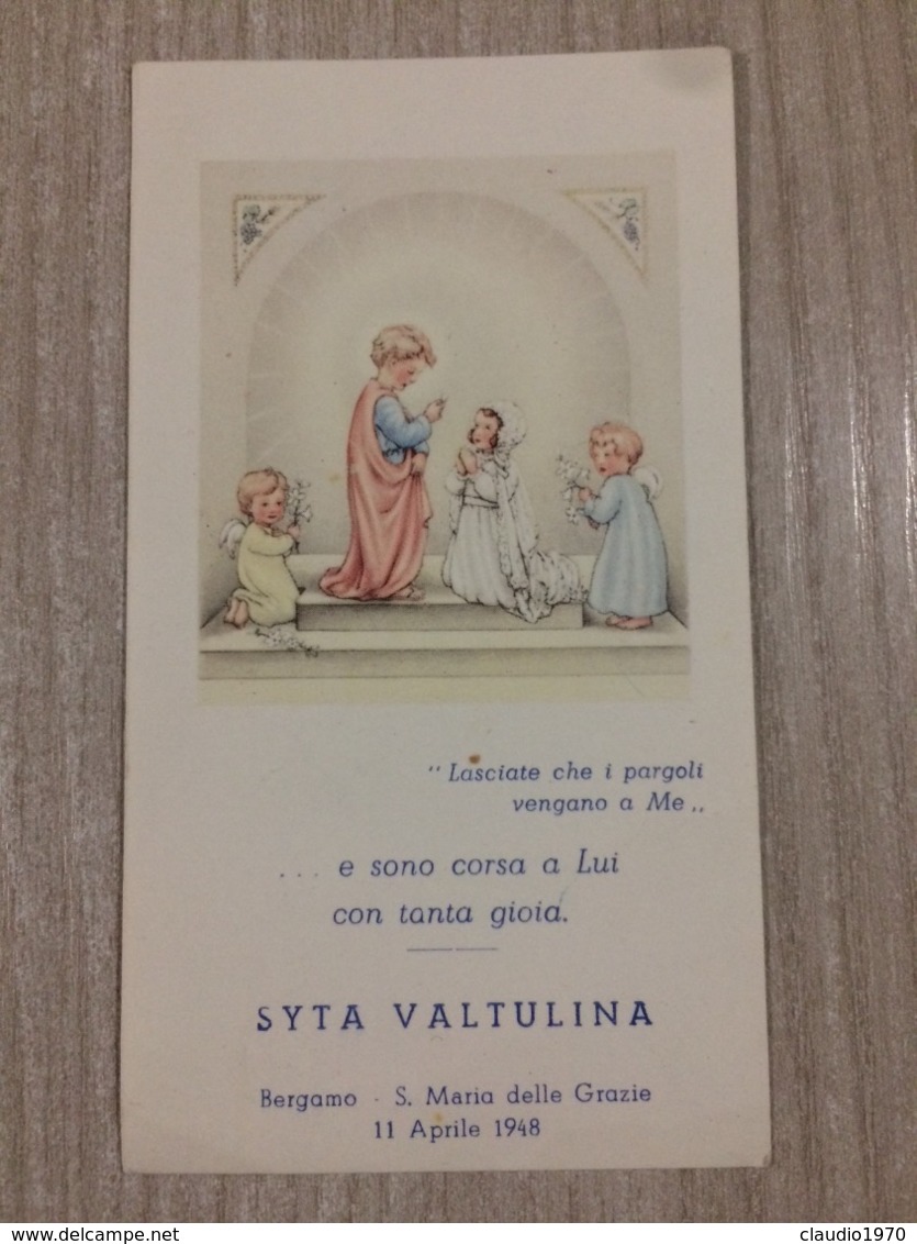 Santino Syta Valtulina Bergamo S. Maria Delle Grazie - Devotion Images