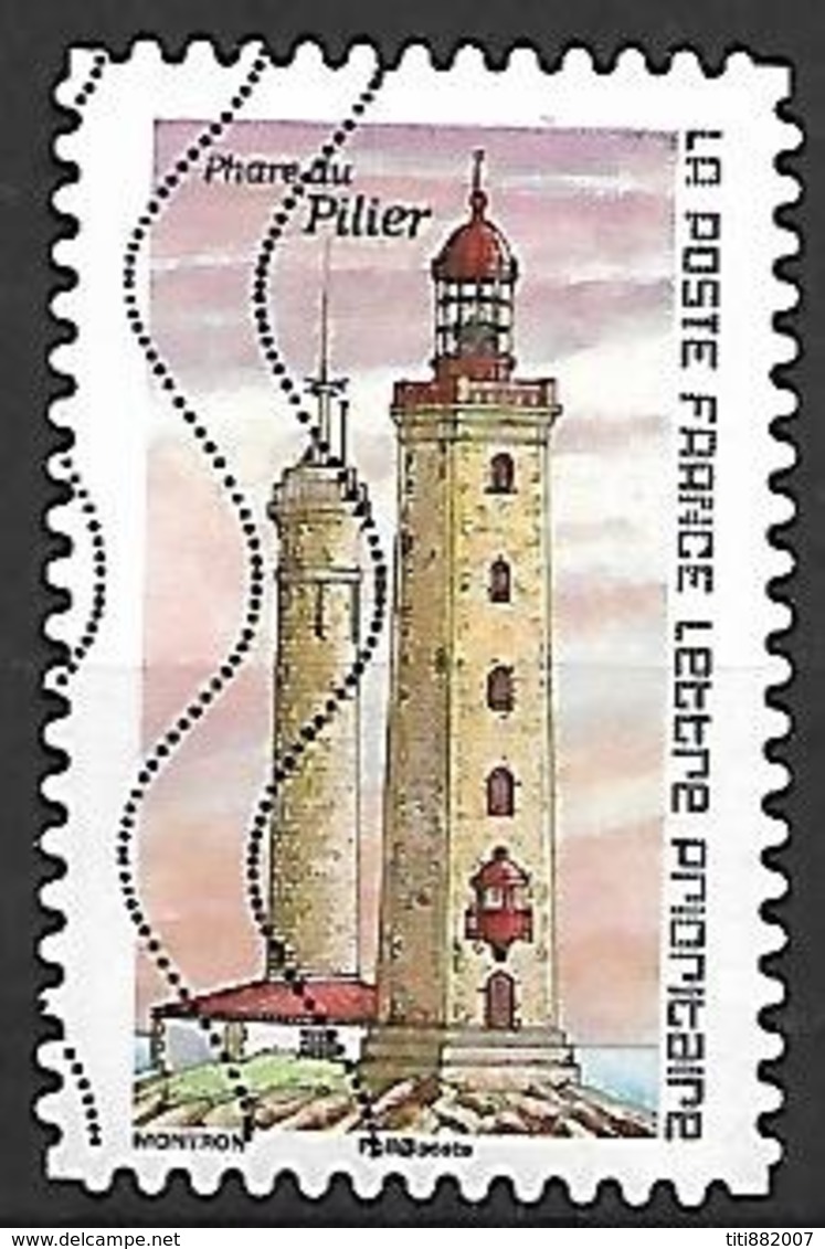 FRANCE    -   2019 .  Y&T N° 1758 Oblitéré..  Phare Du Pilier. - Gebruikt