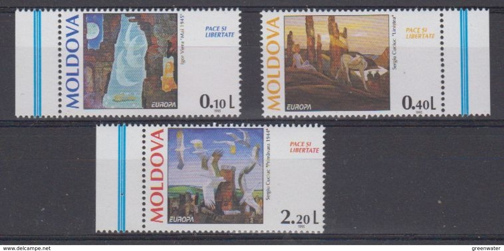 Europa Cept 1995 Moldova 3v  ** Mnh (45225D) - 1995