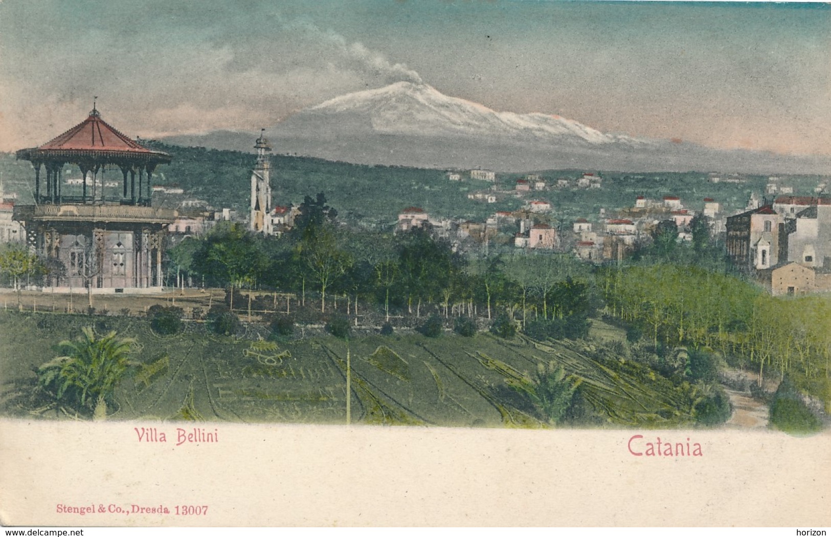 Z.522.  CATANIA - Villa Bellini - Ed. Stengel - Catania