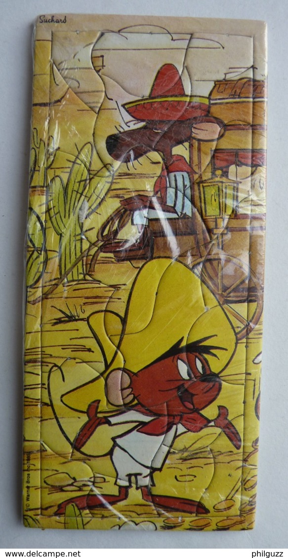 RARE PUZZLE N°2 CHOCOLAT SUCHARS WARNER BROSS 1985 SPEEDY GONZALES - Puzzles