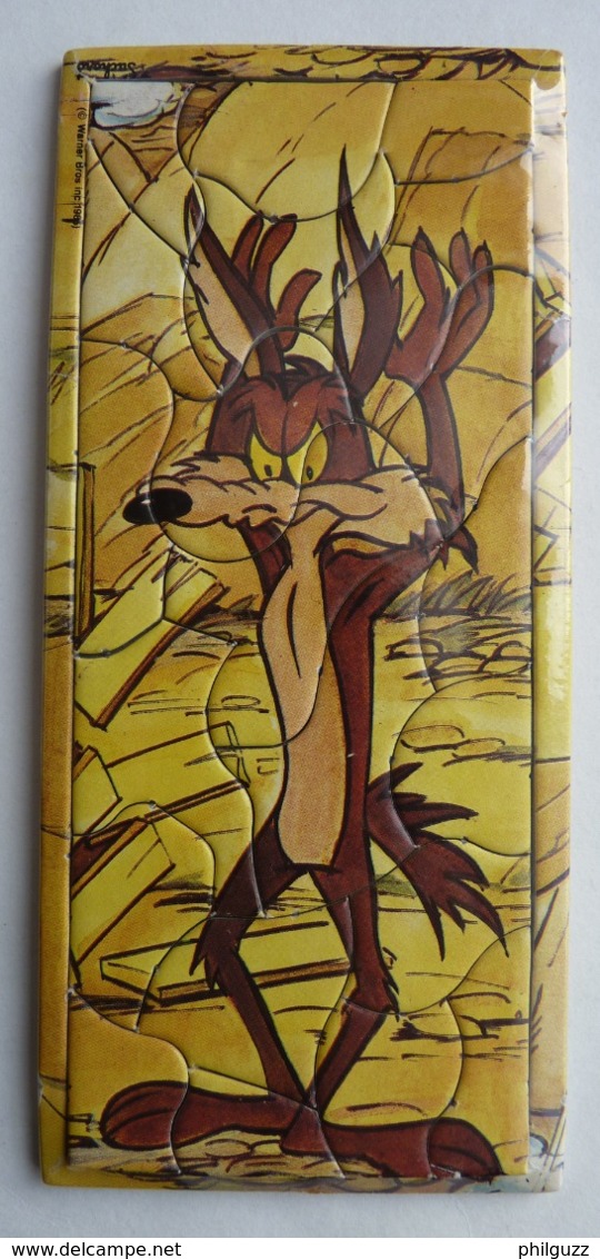 RARE PUZZLE N°8 CHOCOLAT SUCHARS WARNER BROSS 1985 VIL COYOTE - Puzzles