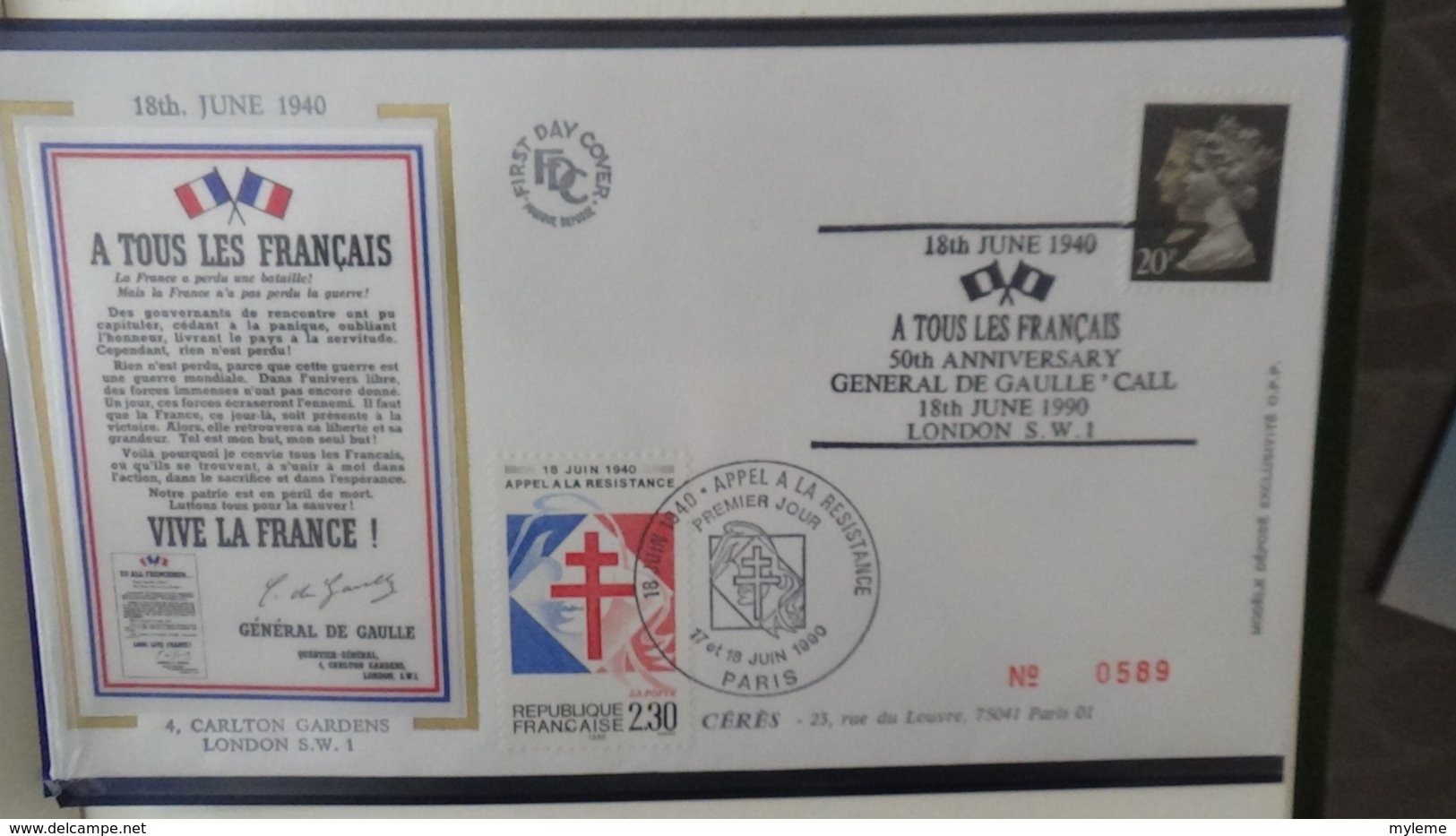 Superbe Hommage Au Générale De Gaulle Dont 1 Enveloppe 1er Jour Inédite !!! - Colecciones (en álbumes)
