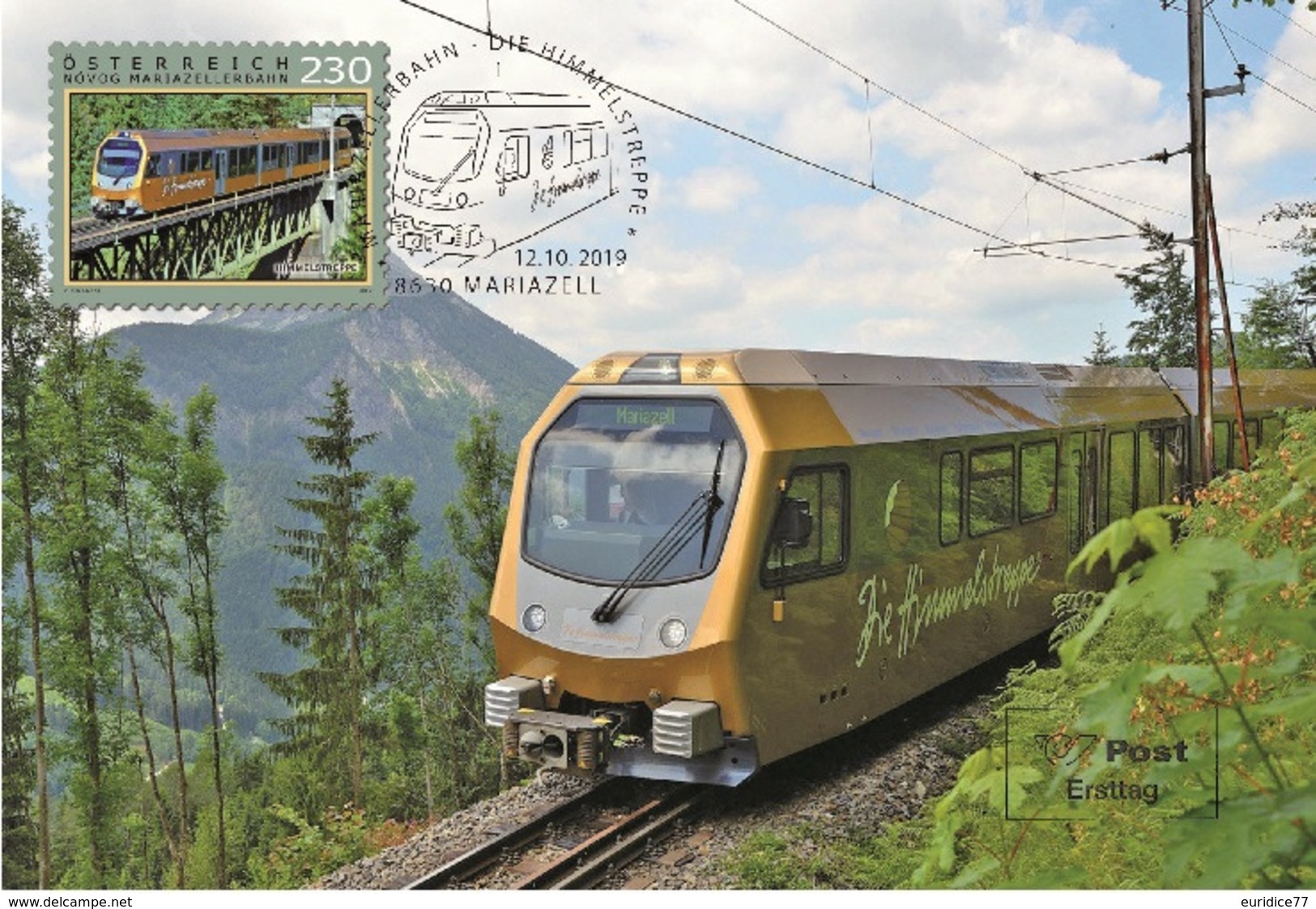 Austria 2019 - Mariazell Railway – Himmelstreppe Maximum Card - Nuevos