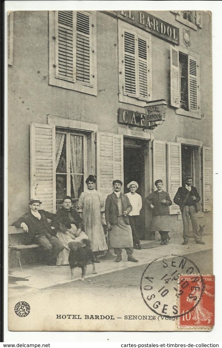 * SENONES , Hôtel BARDOL , 1910 , CPA ANIMEE - Senones