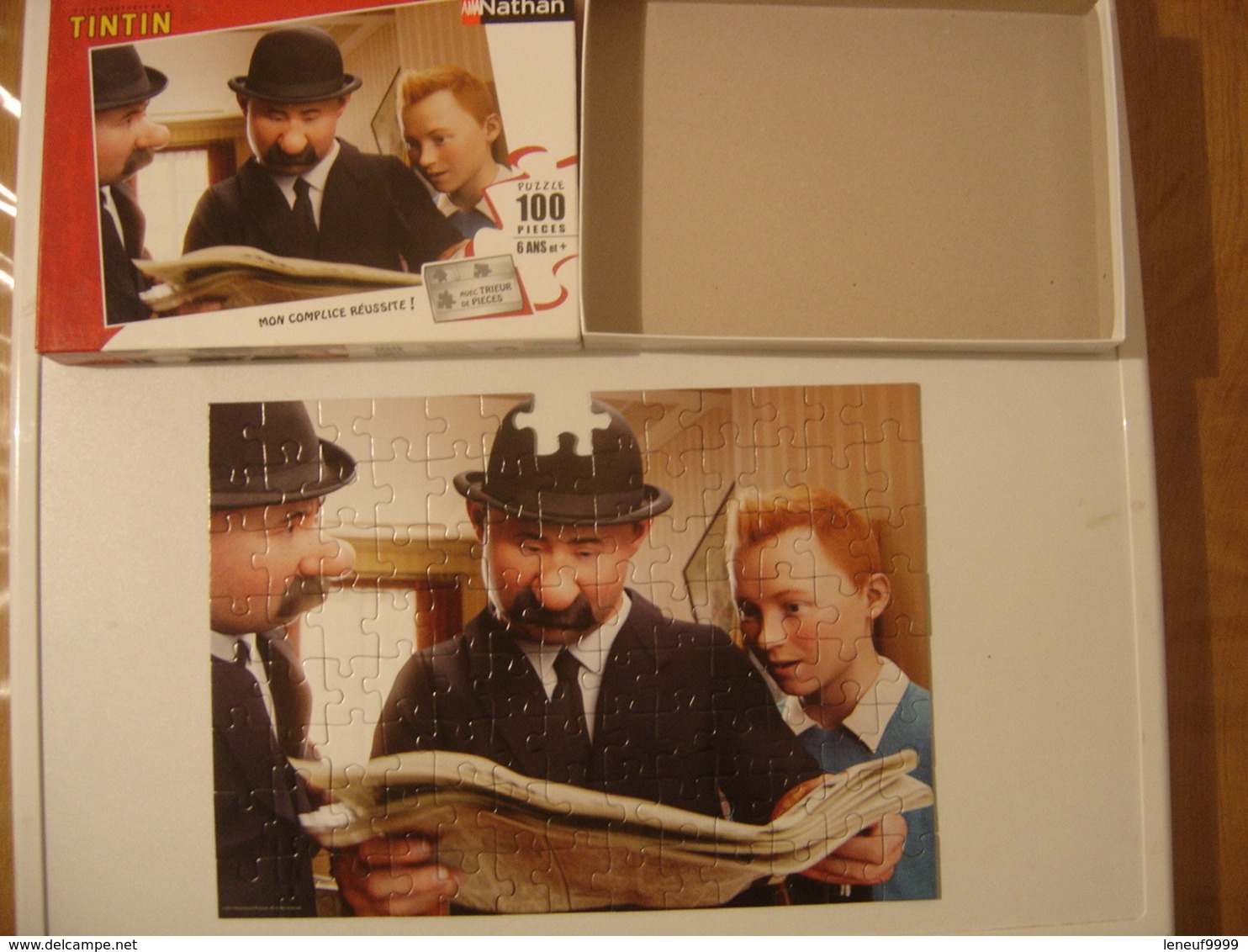 PUZZLE 100 Pieces TINTIN En Fait 104 MAIS MANQUE UNE Donc 103 ET TRIEUR Voir Photo - Rompecabezas