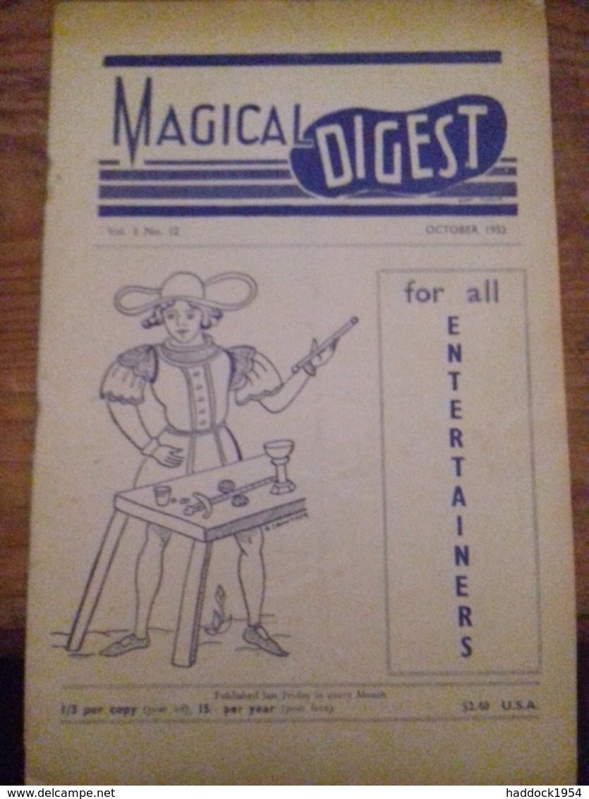 Magic Digest Vol 3 N°12 1952 - Autres & Non Classés