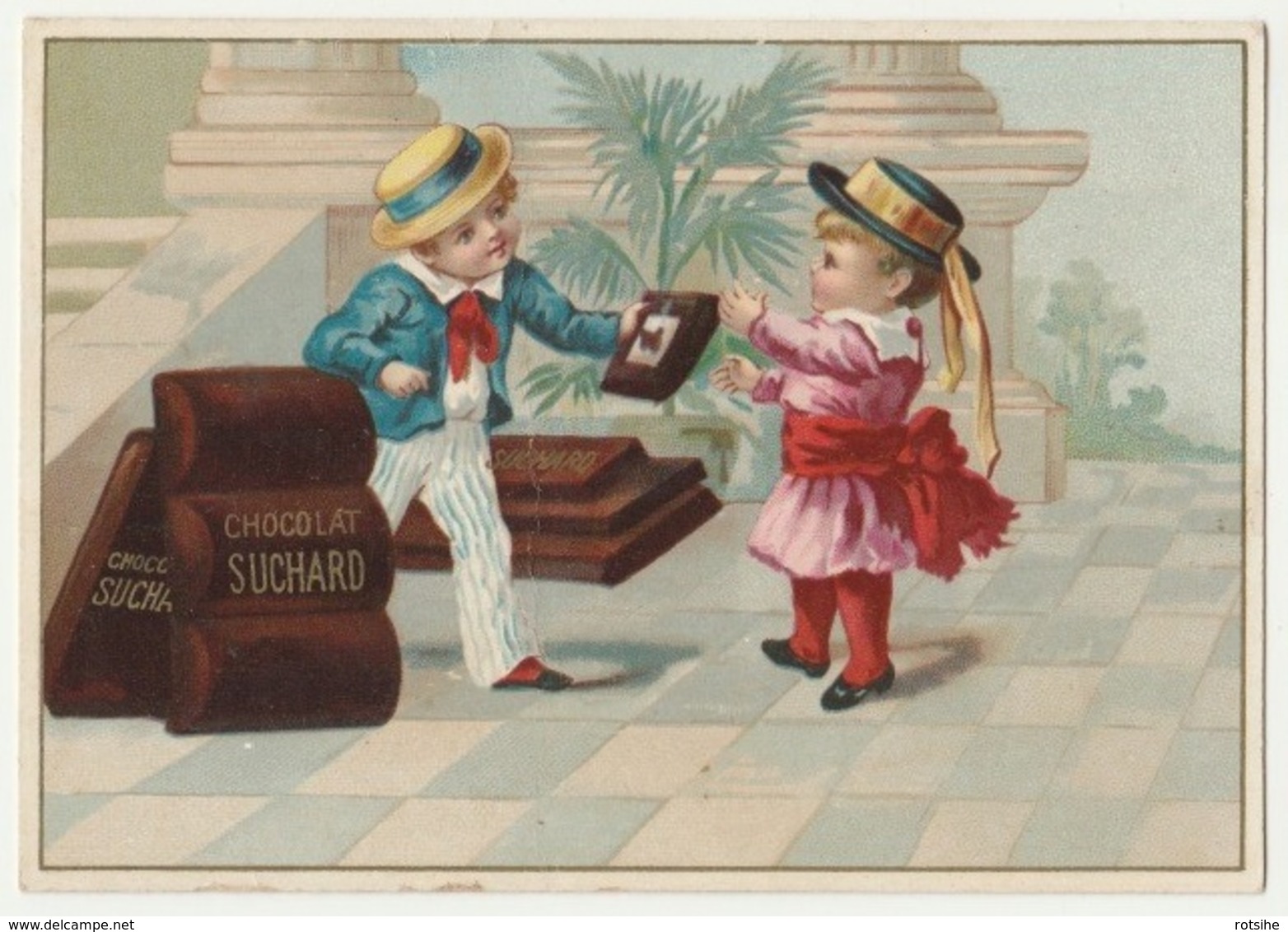 ANCIEN CHROMO Chocolat SUCHARD   +/- 1885         Serie 10        Trade Card - Suchard