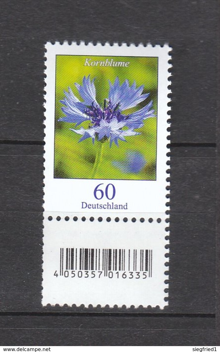 Deutschland BRD  **   3468 R Kornblume SZd 1 Mit Nummer Neu Ausgabe  1.7.2019 - Unused Stamps