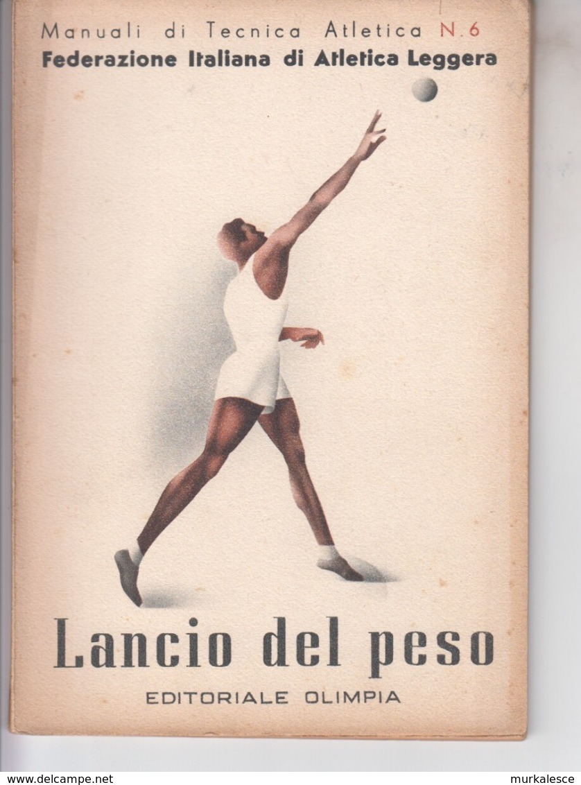 LANCIO DEL  PESO   Federazione  ITALIANA    Di  Atletica  1941 - Oorlog 1939-45