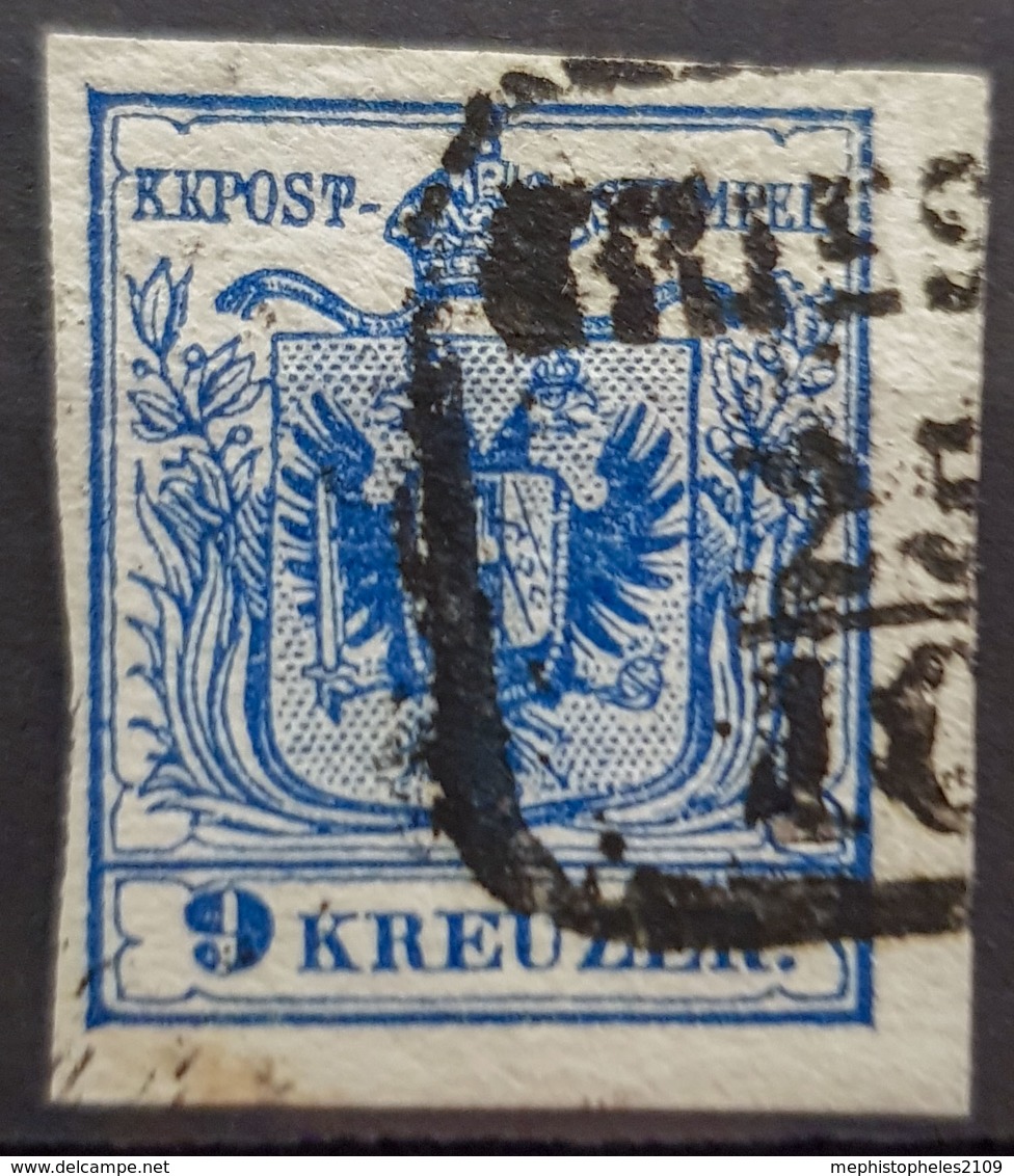 AUSTRIA 1850 - GRIESKIRCHEN  Cancel - ANK 5 / Handpapier - 9k - Gebraucht