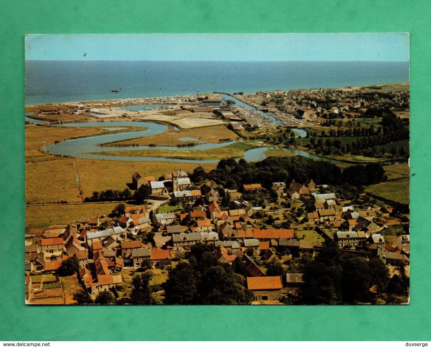 14 Calvados Graye Sur Mer   Vue Aerienne Sur Le Bourg Au Fond Courseulles Sur Mer - Autres & Non Classés