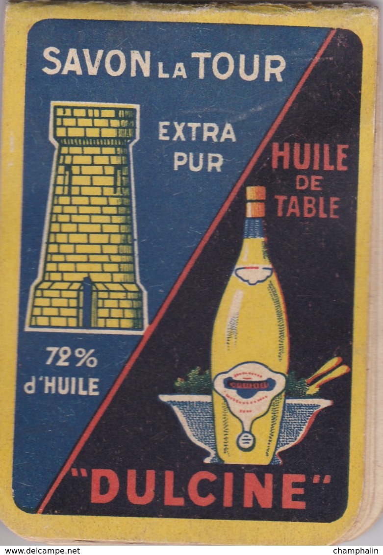 Petit Carnet Publicitaire - Bloc-notes - Savon La Tour - Huile De Table Dulcine - Végétaline - Reclame