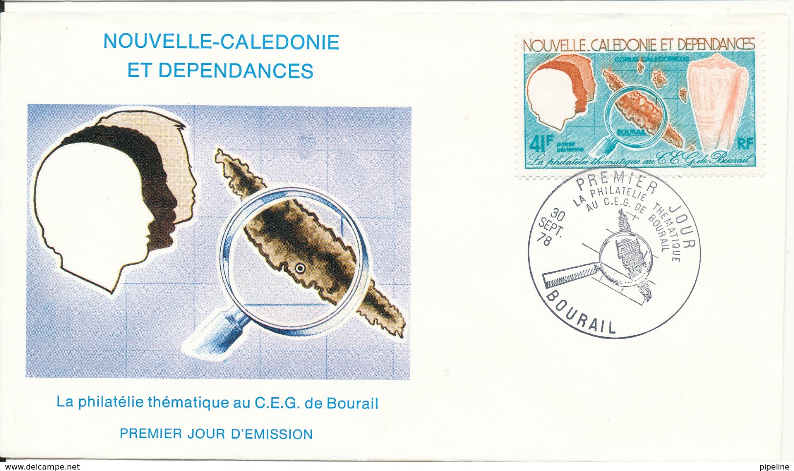 New Caledonia FDC 30-9-1978 Thematic Philately With Cachet - FDC