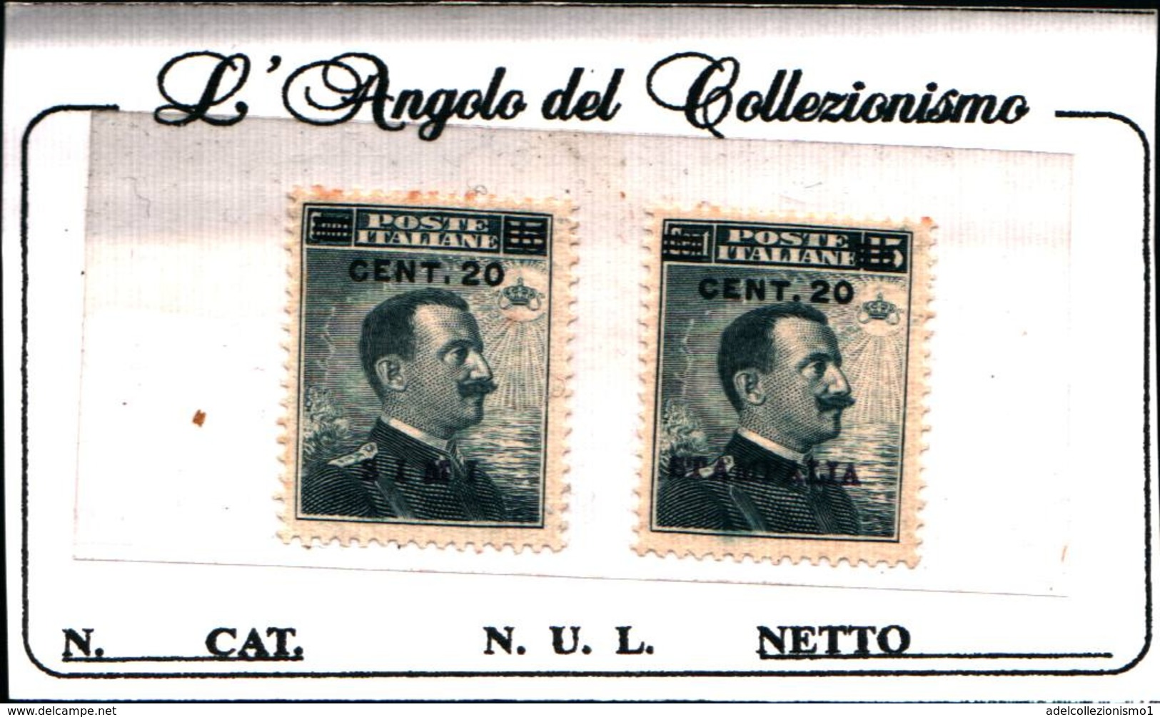 90861) EGEO-SIMI STAMPALIA-Effigie Di V. Emanuele III- 1916-MLH*- - Egeo (Lero)