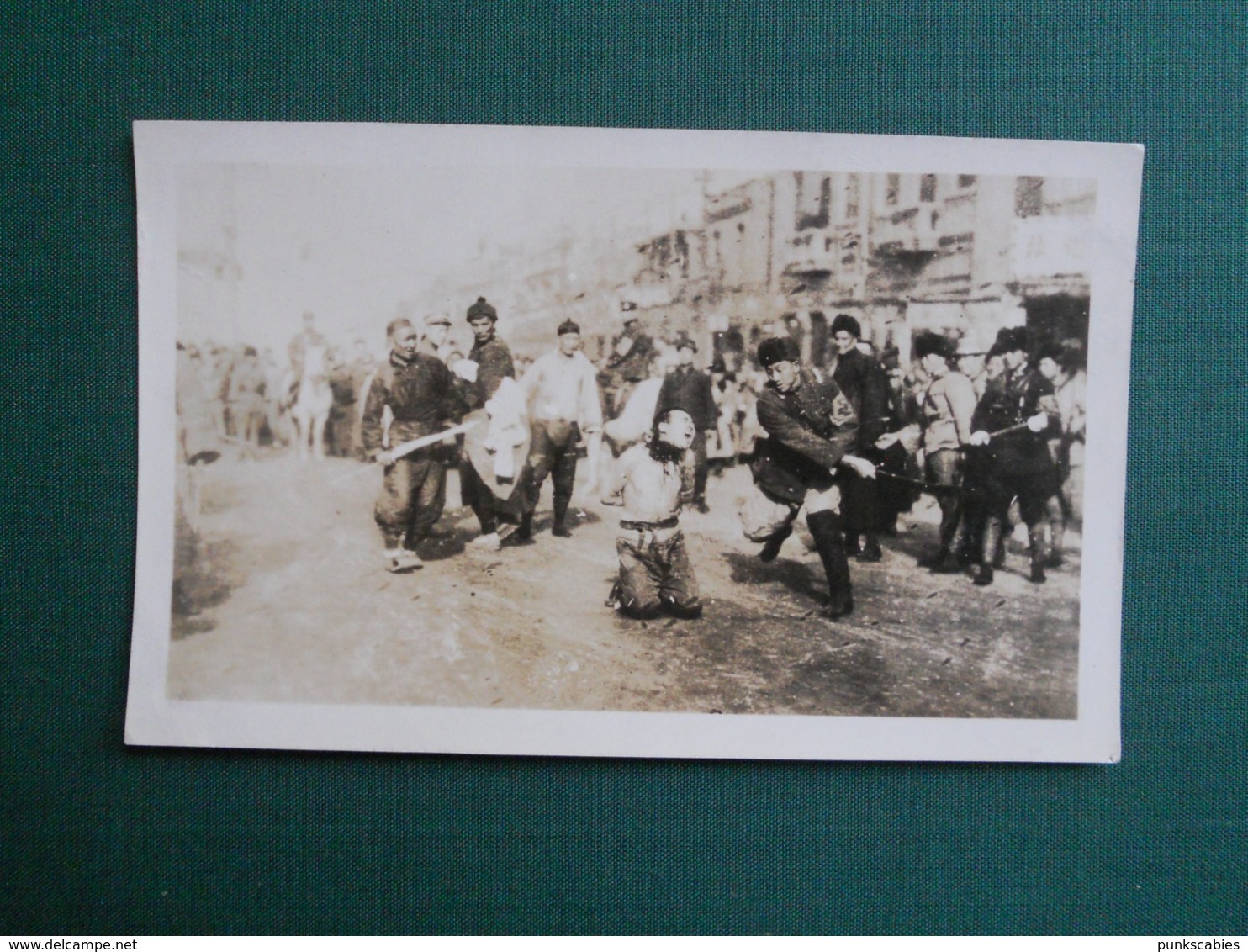 PHOTO FORMAT CPA CHINE JAPON GUERRE SINO JAPONAISE ATROCITES TUERIE EXC ETAT - Guerra, Militari