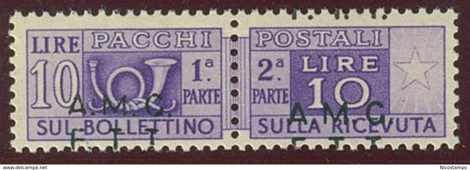 TRIESTE A.M.G.-F.T.T. SASS. P.P. 6f NUOVO - Postal And Consigned Parcels