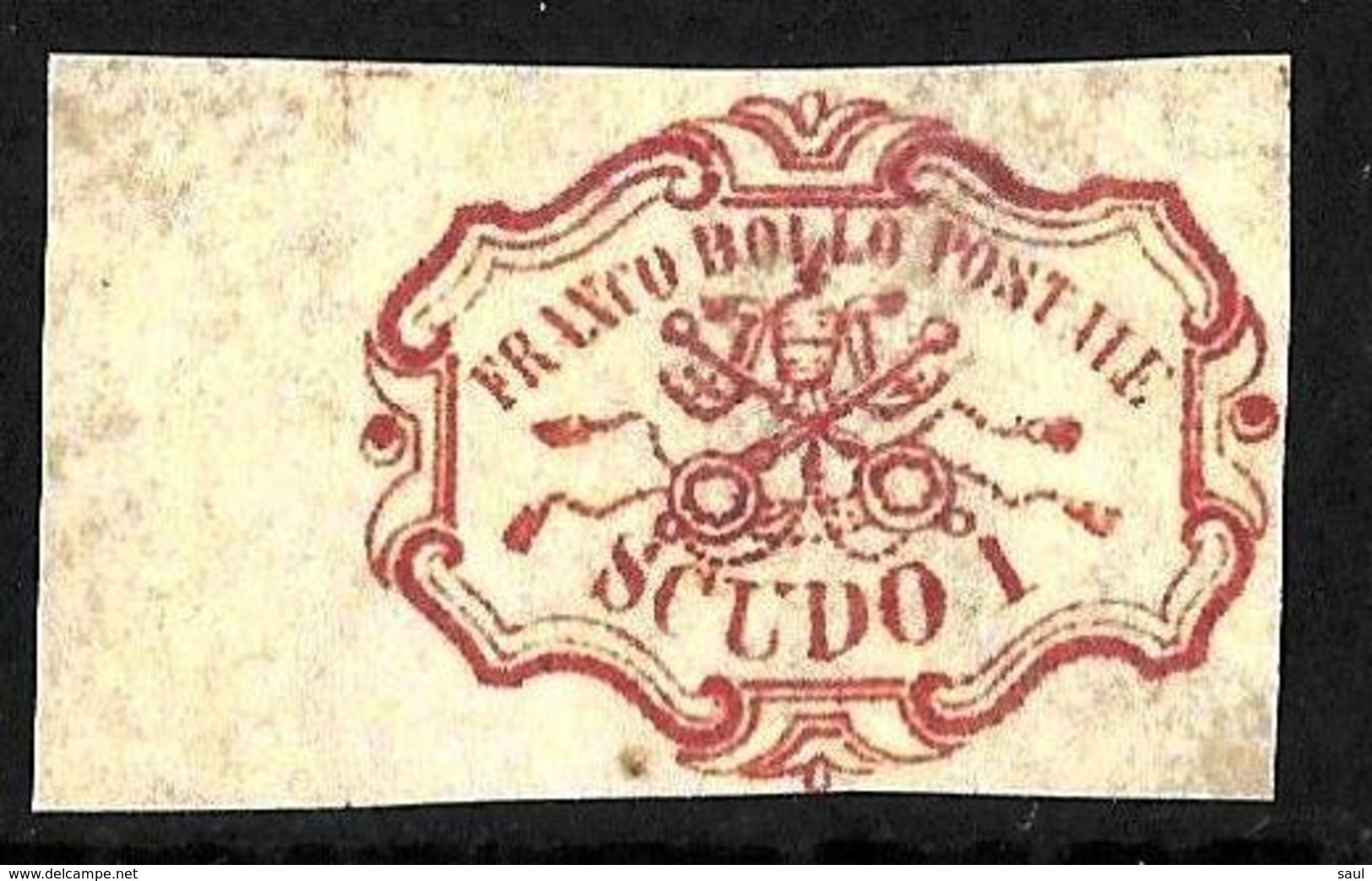 503 - ITALY - CHURCH STATE - 1850 - RARE 1 SCUDO - FORGERY - FAUX - FAKE - FALSE - Other & Unclassified
