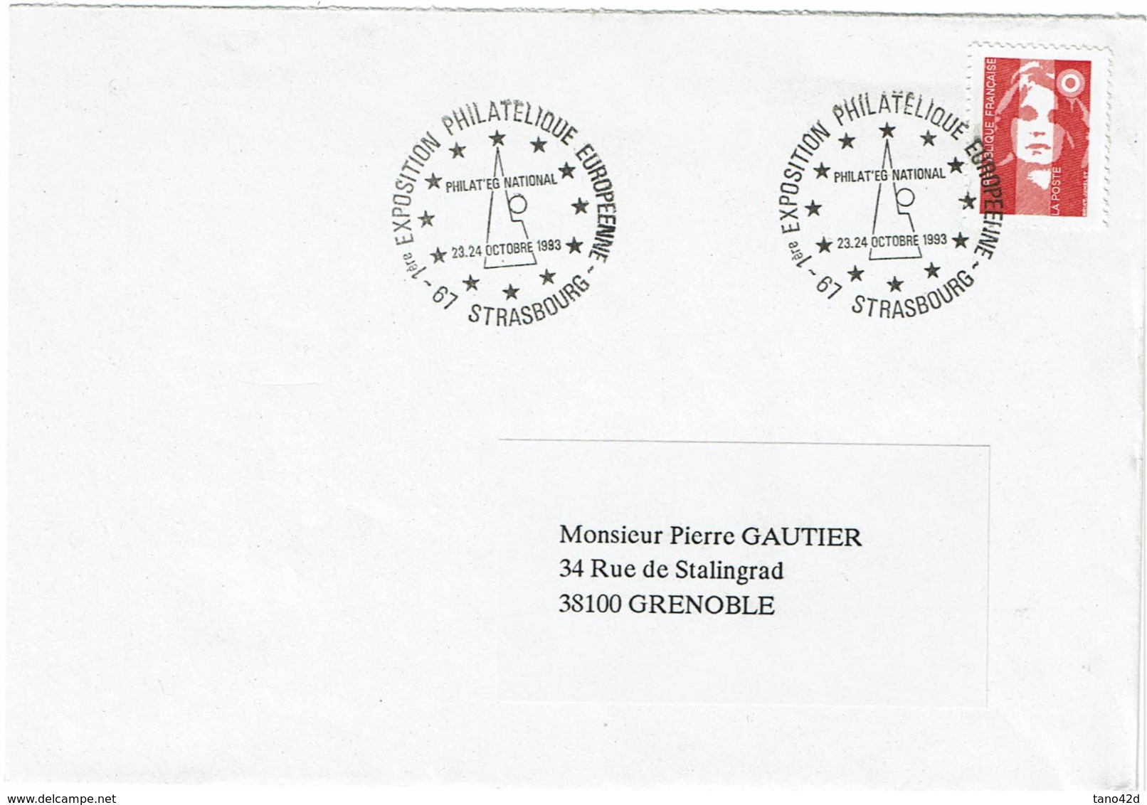 LCTN58/2 - EXPO PHIL EUROPEENNE OCTOBRE 1993 - Briefmarkenausstellungen