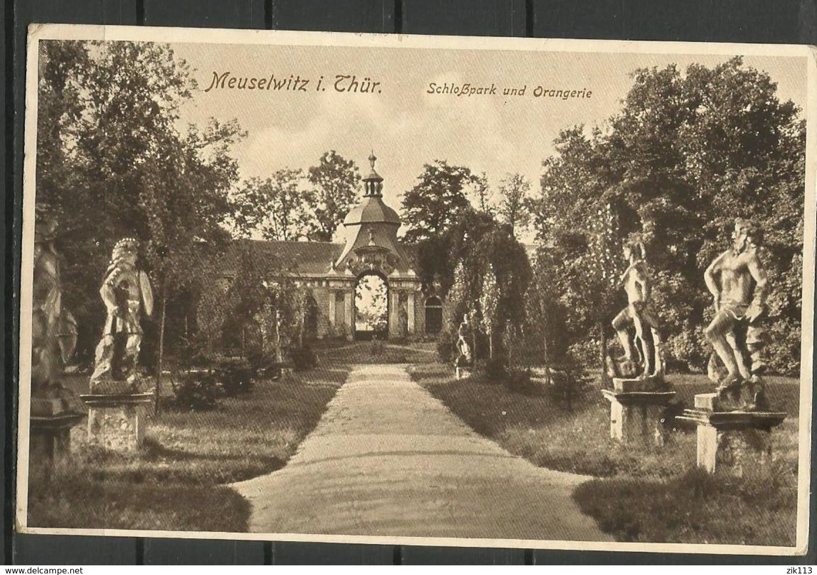 Germany - Meuselwitz I Thur, Schlopark Und Orangerie (p) - Meuselwitz